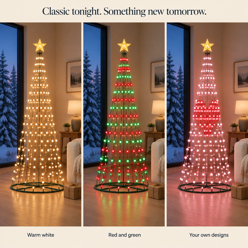HollowPine™ Aurora LED Tree