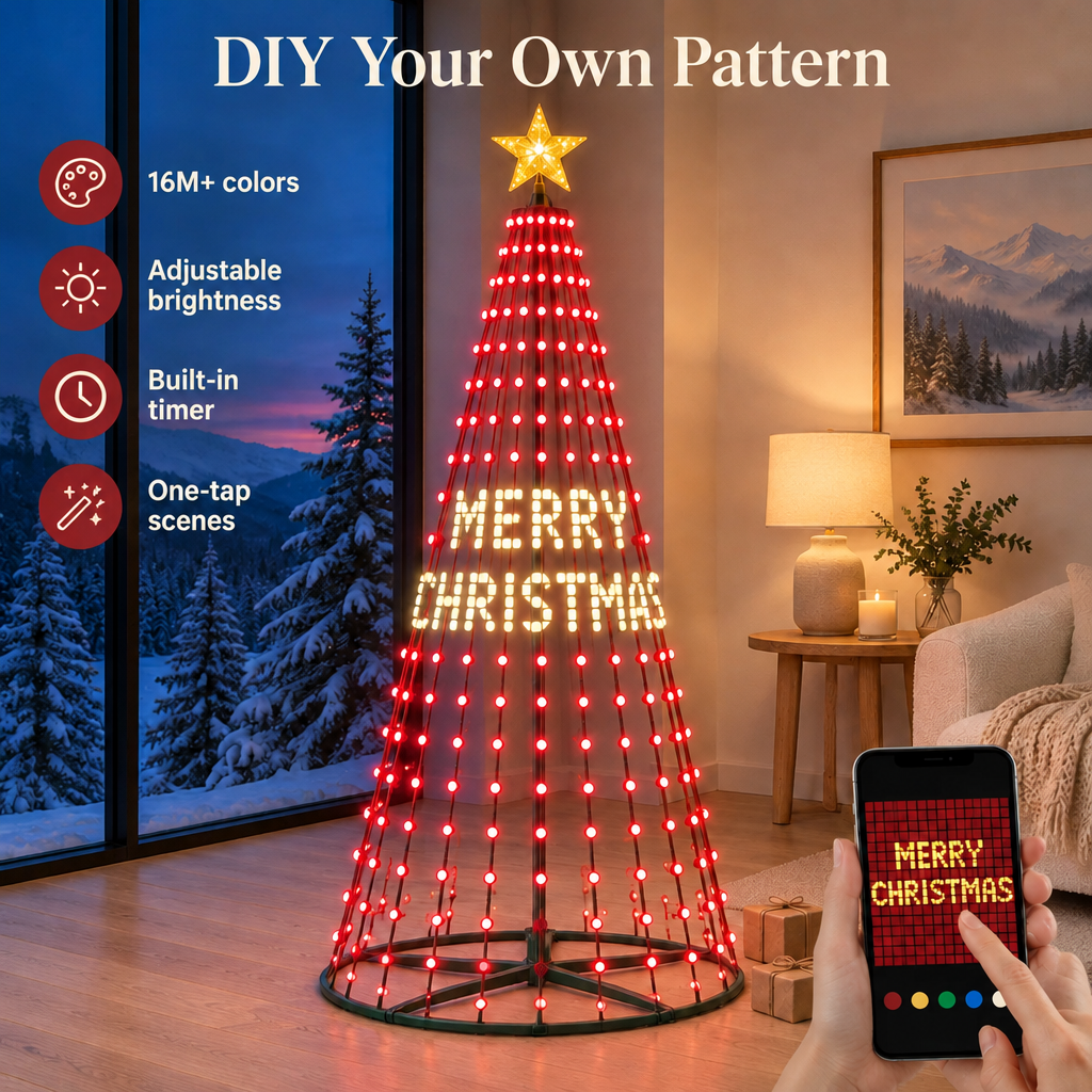 HollowPine™ Aurora LED Tree